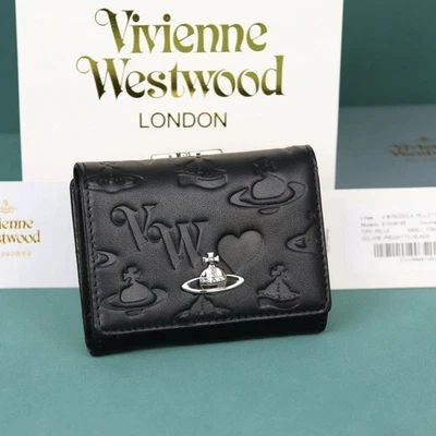 Vivienne Westwood Gamaguchi Trifold Wallet Color Black - Image 1 of 4