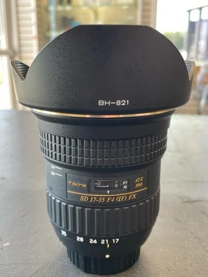 Tokina AT-X PRO SD 17-35mm F4 IF FX For Canon EF AF ZOOM Lens (PD4051676) - Image 1 of 4