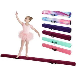 8FT Balance Beam per Bambini 3-5 Ginnastica Beam Bambini Attrezzatura Palestra - Foto 1 di 7