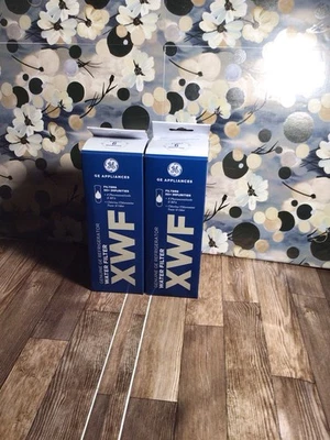 Two General Electric XWF Refrigerator Water Filter New Never Open  Sealed Box - Image 1 of 4