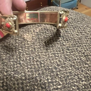 OM Sai Ram Armband Kupfer Unisex Kada in Hindi - Bild 1 von 4