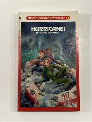Choose Your Own Adventure #82: Hurricane!  Richard Brightfield 002 - Image 1 of 4