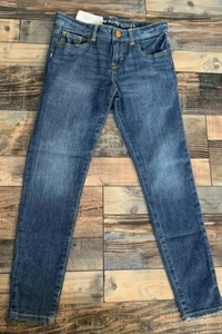 NWT Gymboree Girls Super Skinny Denim Jeans Size 8 Slim - Picture 1 of 2