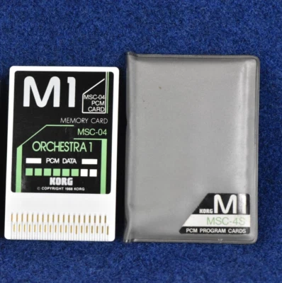 Korg M1 ORCHESTRA 1 MSC-04 PCM Memory Card For M1, M1R - Image 1 of 3
