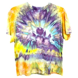 Fruit of the Loom camicia grande fatta a mano tinta unita colorata viola giallo 864 - Foto 1 di 9