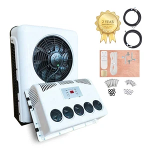 DC 12V Vehicle A/C Kit Split Air Conditioner Fit Cab Truck Bus RV Caravan - Picture 1 of 13