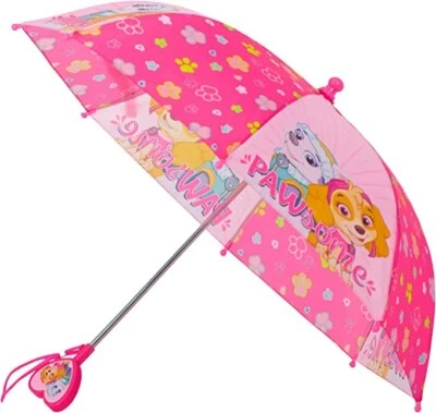 Paraguas Nickelodeon Paw Patrol Niñas, Ropa de Lluvia para Niños Pequeños Edades 3-6 Foto 1 de 4