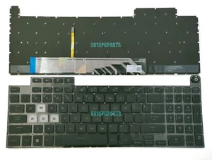 Asus TUF Gaming A17 FA707RC FA707RE FA707RM F17 FX707ZC Keyboard Backlit US - Picture 1 of 3