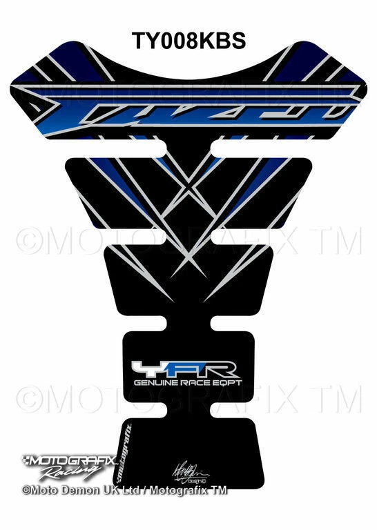 YAMAHA FAZER FZS 600/1000  3D Gel Tankpad MOTOGRAFIX Part:TY008KBS  Foto 1 de 1