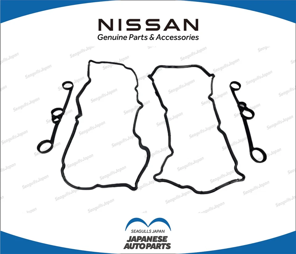 Juego de 4 juntas de cubierta de válvula Infiniti genuinas G37 QX50 QX70 Q50 Q60 370Z EX37 Q40 Foto 1 de 4