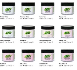 SNS Nails DIPPING POWDER Pink & White Powder 4oz/113g - Picture 1 of 15