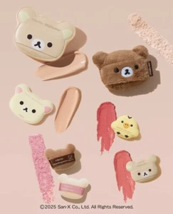 Milfie Rilakkuma collaboration makeup puff all types set NEW JAPAN Free shipping - Picture 1 of 4