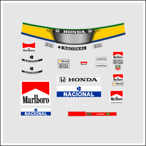 F1 Decal 1:18 Ayrton Senna Figurendecal - McLAren HONDA - 1988 - 1993