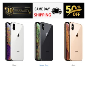 Apple iPhone XS 64GB 256GB Silver Space Gray Gold Unlocked Verizon At&t T-Mobil - Afbeelding 1 van 9