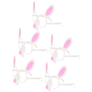 5pcs Easter Rabbit Glasses Eyewear Funny Eyeglasses Photo Props Accessary Party - Picture 1 of 12