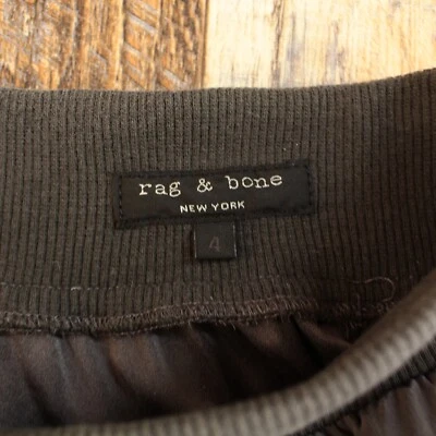 Rag & Bone Womens Joggers Pants size 4 Charcoal 100% silk - Image 1 of 4
