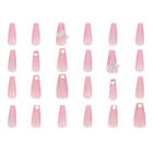Long Coffin Nails Resin Full Cover Tips False Nail Manicure Accessories