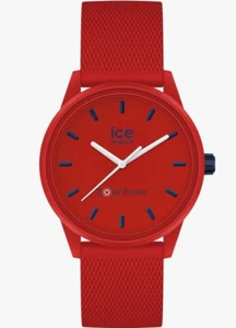 Ice-Watch ICE 018742 solar power red navy Small Damenuhr Silikon rot Neu - Bild 1 von 3