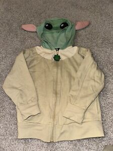 Star Wars Baby Yoda Grogu Hoodie Sweater Youth XS