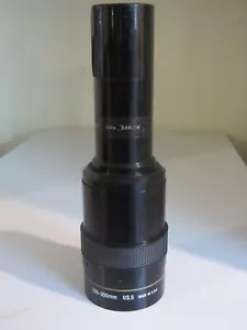 Golden Navitar 8"-12" (200-300mm) f/3.5 Lens With Support Mount - See Pics - Picture 1 of 11