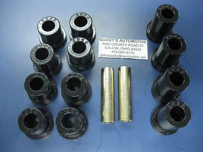 Juego de grilletes de ojo de resorte de hoja trasera 56-57 Chevrolet 32119 Foto 1 de 2