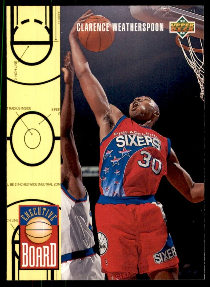 1993-94 Upper Deck Clarence Weatherspoon Philadelphia 76ers #427 - Image 1 of 2