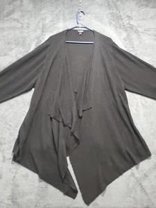 Torrid Plus Size Black Cardigan Sweater Women's Size 5 Open Front Long Witchy - Picture 1 of 9
