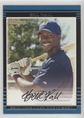 2002 Bowman Bill Hall #123 Rookie RC - Image 1 of 2