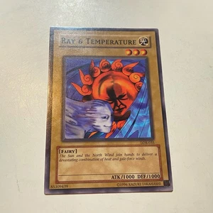 RAY & TEMPERATURE  LEGEND OF BLUE EYES WHITE DRAGON YU-GI-OH TRADING CARD GAME - Picture 1 of 1
