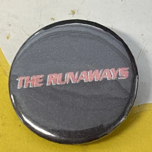 The Runaways 1” Button Badge Pin Joan Jett Go Go’s Suzi Quatro - Picture 1 of 2