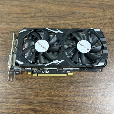 SHOWKINGS AMD Gaming Graphics Card RX580 2048SP 8G FOR PARTS (Locks Up) - Image 1 of 4