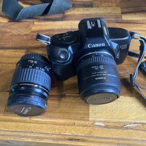 Canon EOS 850 35mm Camera W/ 35-70mm & 28-80mm Lens Works - Picture 1 of 12