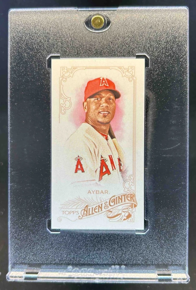 2015 Topps Allen & Ginter Erick Aybar Mini Glossy #1/1 Angels - Image 1 of 2