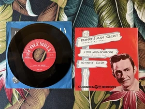 JOHNNY CASH - FRANKIE'S MAN JOHNNY .. JAPAN 7" 45 - Bild 1 von 3