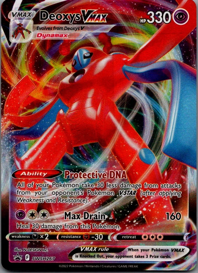 Deoxys VMAX Promo SWSH: Sword & Shield Promo Cards SWSH267 NM - Image 1 of 2