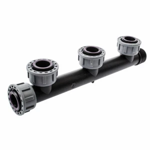 Tavlit Swivel Polyprop Manifold 3 way Out 1" (25mm) M x F x F x F - Picture 1 of 4