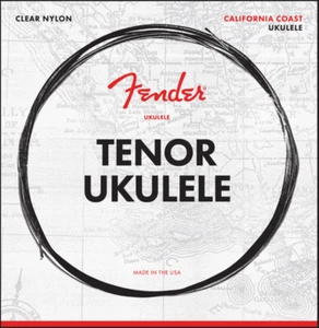 Cuerdas de ukelele tenor Fender; extremo de corbata de nailon transparente - Imagen 1 de 1