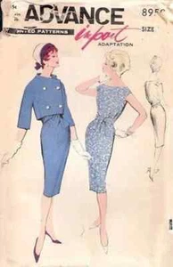Advance 8959 | Bust 31 | Dress and Jacket | Vintage 1950s Sewing Pattern - Picture 1 of 3