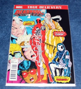 MARVEL TRUE BELIEVERS 1st app DEADPOOL NEW MUTANTS #98 reprint 2016 ROB LIEFELD - Picture 1 of 1