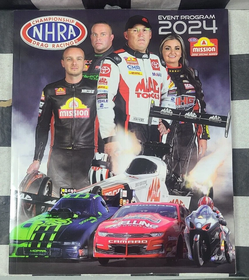 NHRA 2005 Gator Nationals Souvenir Program Gainesville Raceway Florida Mac Tools