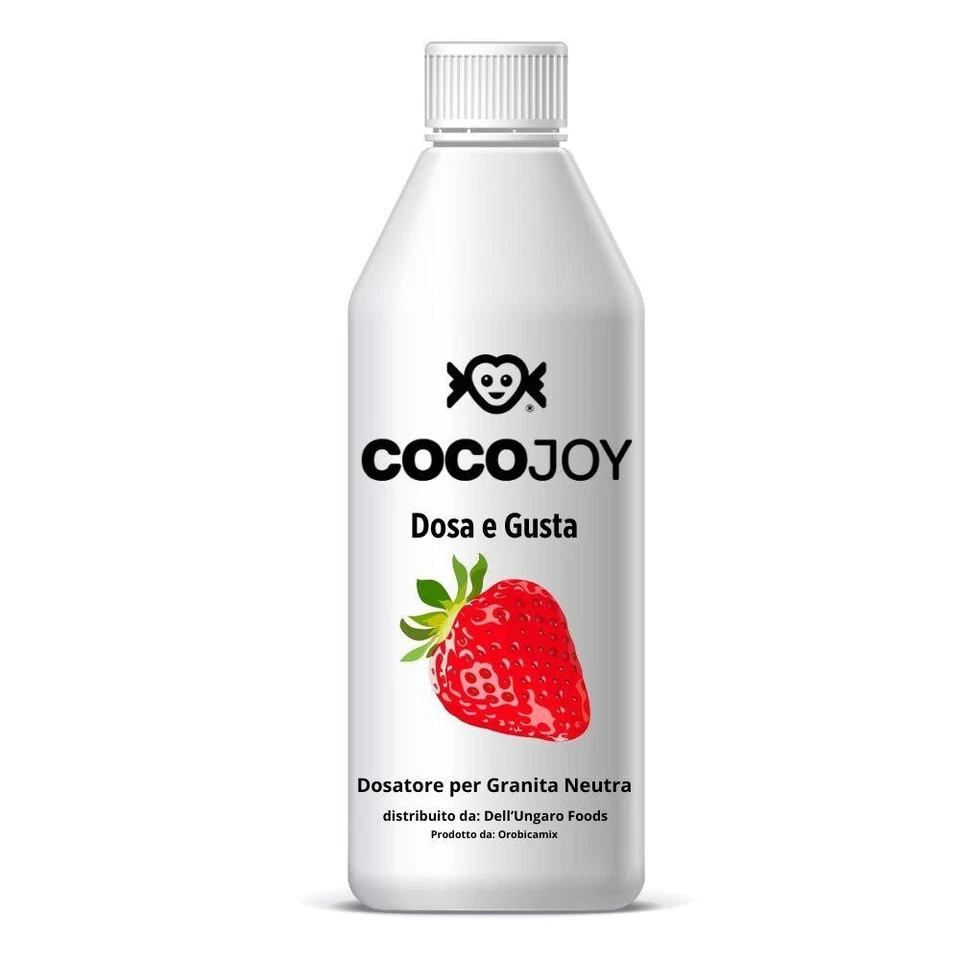 Cocojoy Topping granite cocktail sorbetti yogurt gelati frappè 1kg FRAGOLA - Immagine 1 di 1