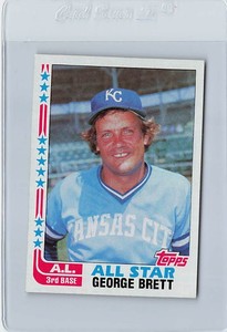 1982 Topps George Brett All-Star # 549 NM-MT Kansas City Royals 1
