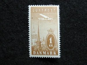 DENMARK - SCOTT# C10 - MLH - CAT VAL $10.50 - Picture 1 of 2