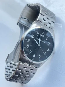 Men's Ben Sherman Quartz Wrist Watch.Working. Round. Black, Steel Band - Picture 1 of 6
