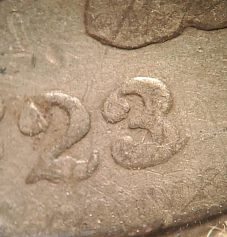 1823/22 Large E's Capped Bust Dime Overdate JR-2 AG *a7 Cover