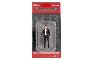 Man Black Suit Figure Showcasts American Diorama Gentlemen Club 3 24803 1:24 3" - Picture 1 of 4