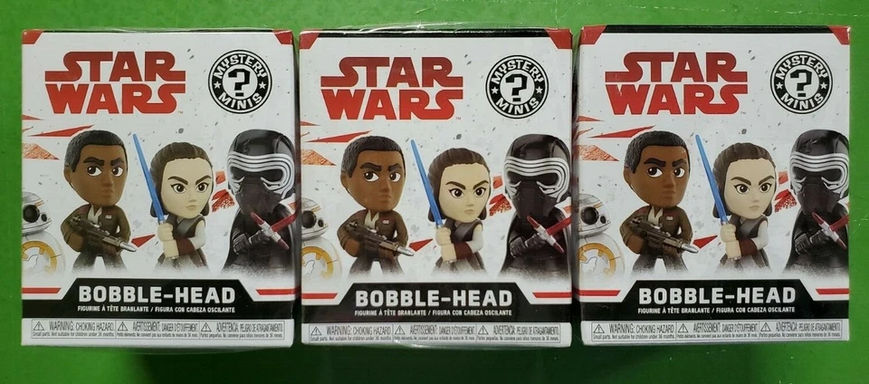 Funko Misterioso Mini Cajas Ciegas Serie 8 Guerra de las Galaxias Cabezas Bobble Sin Abrir (Paquete de 3) Foto 1 de 1