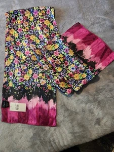 BELLISSIMA SCIARPA Rettangolare Floreale 10x64 Multicolore Fiori Primaverili 🌸 - Foto 1 di 3
