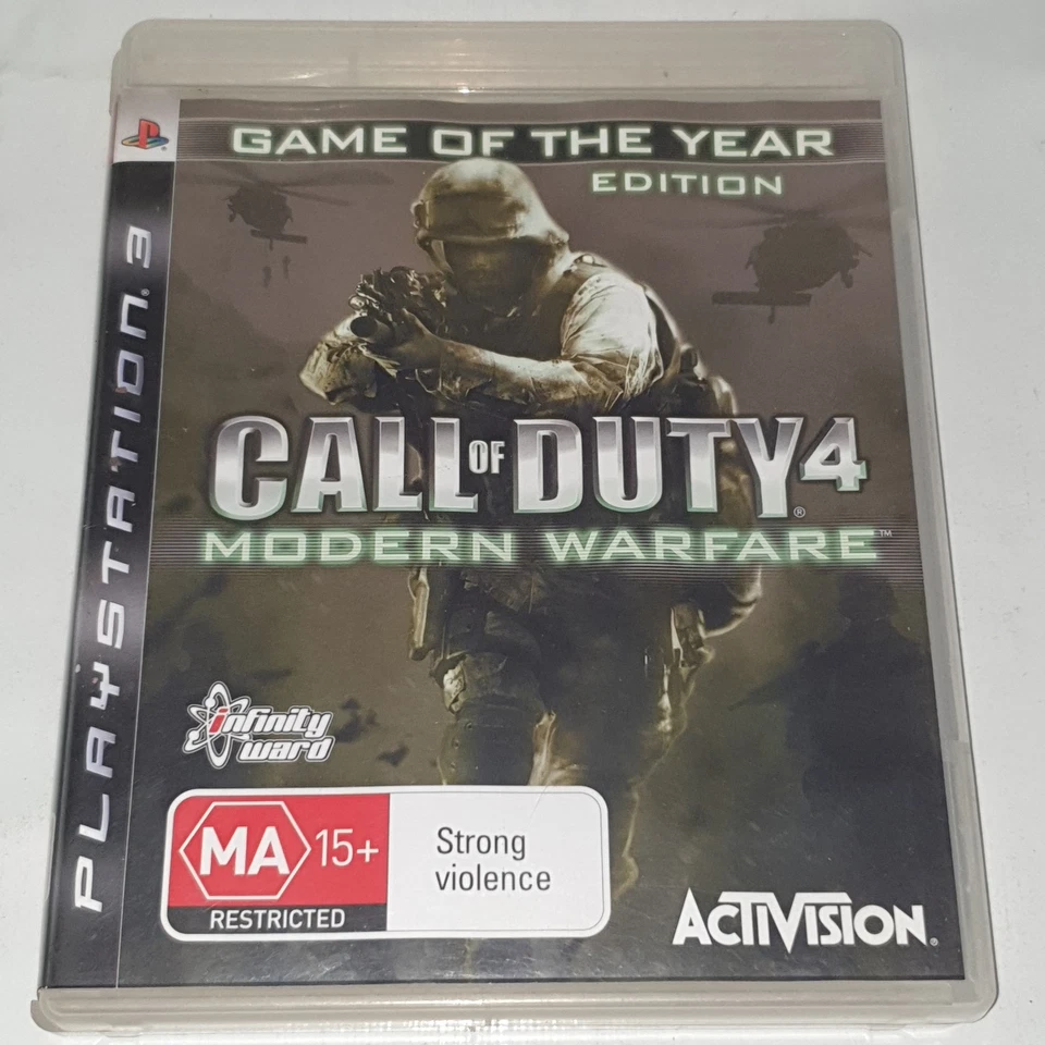 Call of Duty 4 : Modern Warfare [GOTY Edition] PS3 / PlayStation 3 Game - MANUAL - image 1 of 4