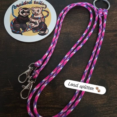 Frettchen Blei Splitter Doppelgeschirr Befestigung Ratte Kaninchen  - Bild 1 von 4